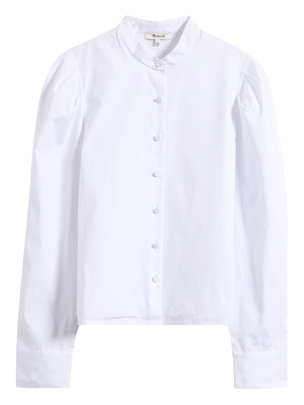 Madewell Puff Sleeve Button up shirt Sz. S